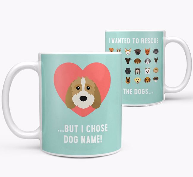 'Rescue All The Dogs' - Personalised {breedFullName} Mug